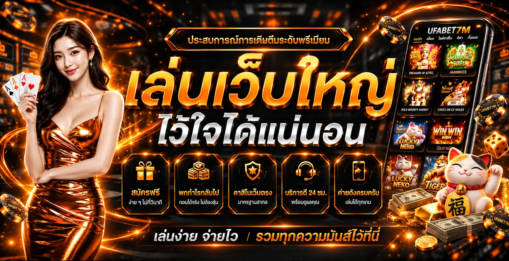 UFABET7M สล็อตออนไลน์และเกมสล็อตบนมือถือ